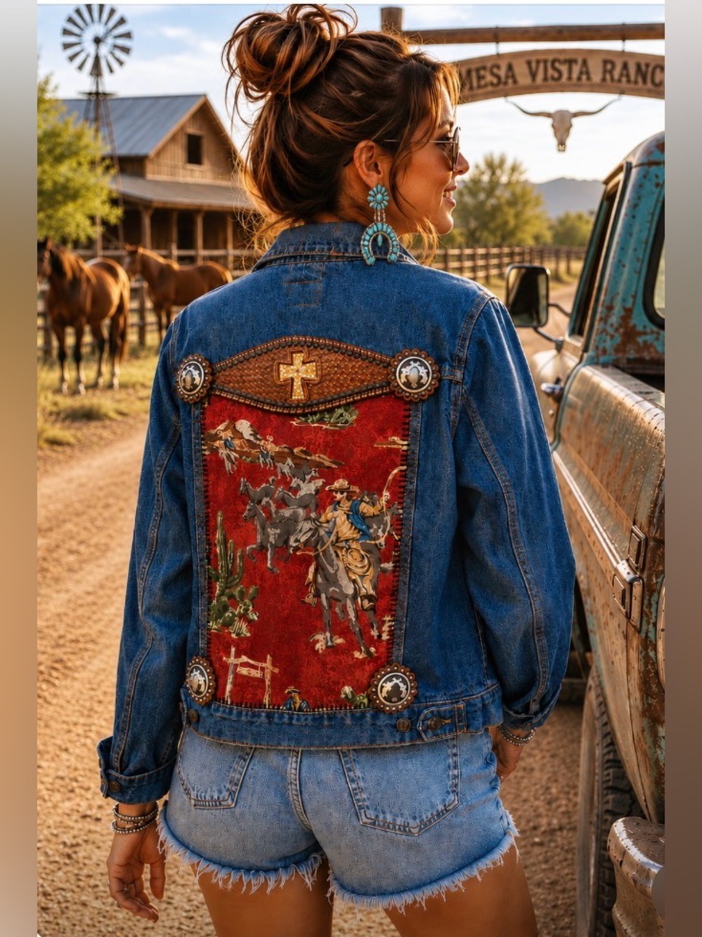 One of our fabulous custom western jackets ❤️